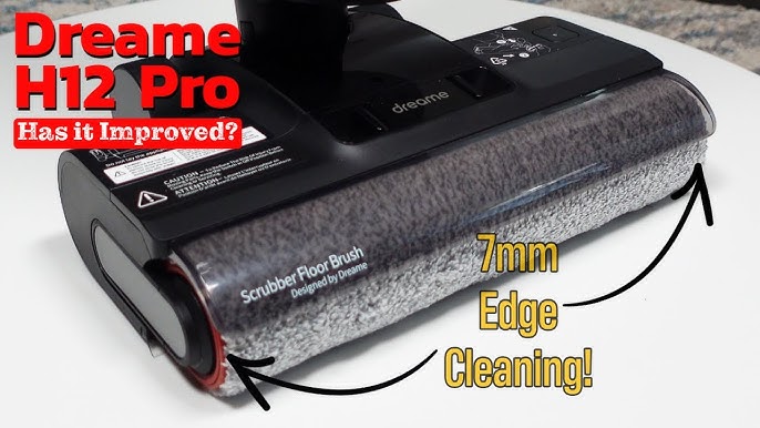 Dreame H12/H12 Pro/M12 Wet And Dry Cordless Vacuum Wet & Dry Messes Floor  Washer 35 Mins Run Time Edge Cleaning