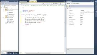 Урок 3 OpenGL. Створення головного вікна програми. Урок 3 OpenGL. Створення головного вікна програми.