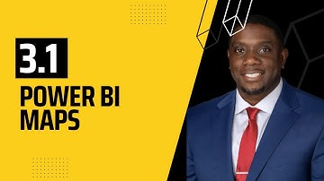 3.1 How to Create a Basic Map in Power BI | Power BI Tutorials for Beginners | By Carl Huff