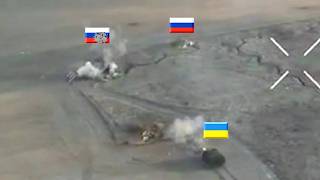 Ukrainian Tank Engages Concrete Bunkers Held By Russian Assault Groups.