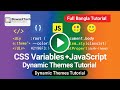 🌈 CSS Variables + JavaScript + HTML = Dynamic Themes! Full Bangla Tutorial | JavaScript30 Master #05