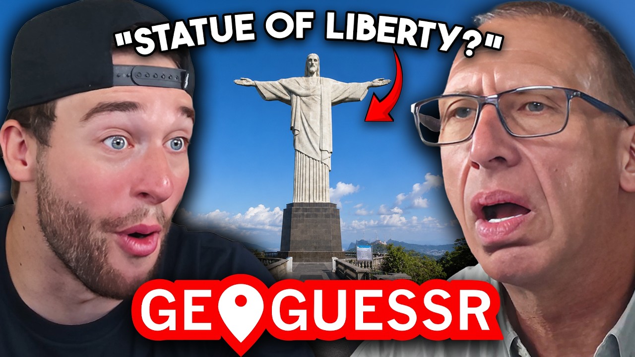 My Dad Is CRAZY At GeoGuessr?!