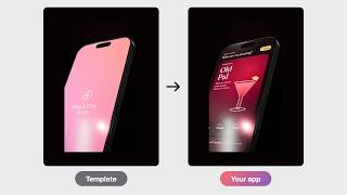 Mobile App Promo Video Tutorial | 3D iPhone Mockup | For Beginners | Free Template