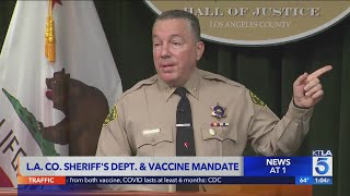 Sheriff Villanueva speaks out against L.A. County COVID vaccine mandate, 'altar of wokism'