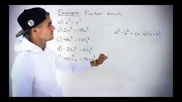 Grade 10 Math (Ontario, MPM2D) - Factoring Difference of Squares + Greatest Common Factor