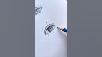 Easiest Eyelashes Drawing Tutorial 👀😱 #shorts