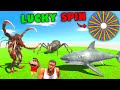 Lucky mystery spin battles with shinchan vs chop vs amaant in animal revolt battle sim real units