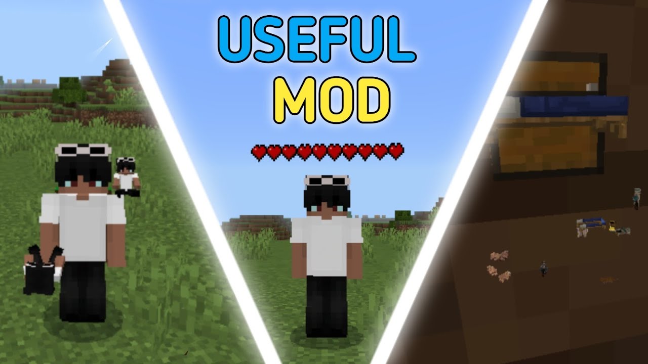 5 Best mods/addons for mcpe player 😱 || Best mods @MCPE