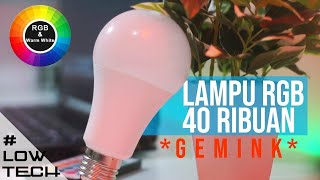 Lampu led rgb dengan harga termurah, bohlam lampu rgb cocok untuk setup gaming room kalian agar lebi. 