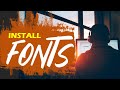 HOW TO INSTALL FONTS For a PC (Windows) - Easy Download and Install for Beginners