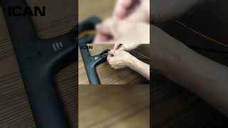 How to guide cables of A9 disc frame integrated handlebar-1