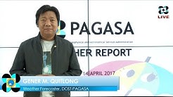 Public Weather Forecast Issued at 5AM Update April 14, 2017