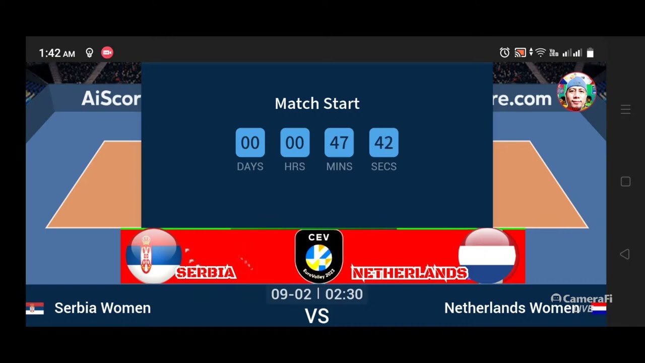 LIVE ! Serbia vs Netherlands CEV European Championship Womens Volleyball 2023 Live Scoreboard