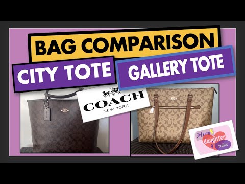 💗 COACH TOTE BAG REVIEW GALLERY TOTE, CITY TOTE & SIGNATURE