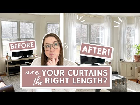 How To Choose A CURTAIN LENGTH and Size