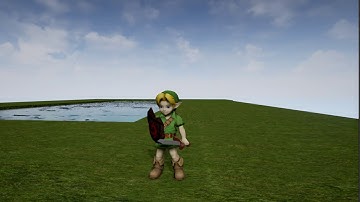 UE4 - Young Link Idle Animations / Ocarina of Time - TDzyne