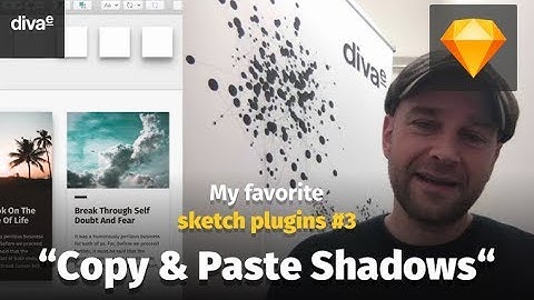 my Favorite sketch plugins#3 Copy & Paste Shadows