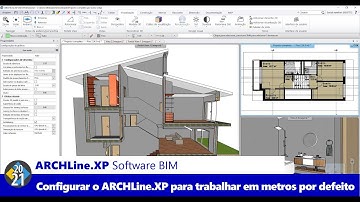 Software BIM ARCHLine.XP: Como Configurar o ARCHLine.XP Para Abrir Sempre em Metros por Defeito