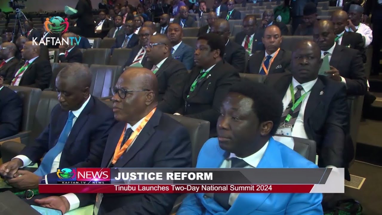 JUSTICE REFORM: Tinubu Launches Two-Day National Summit 2024