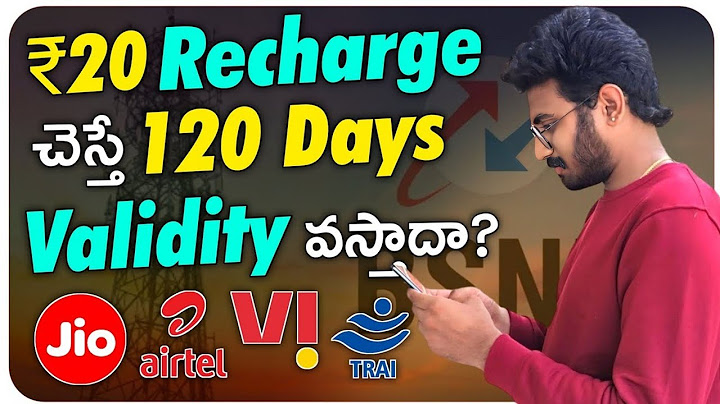 TRAI New Rule | Rs.20 Recharge For 120 days Validity | Jio, Airtel, Vi, BSNL | Validity Plans Offer