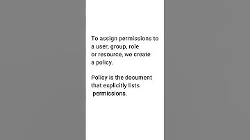 #shorts What is mean by IAM Policies? #learnomate technologies
