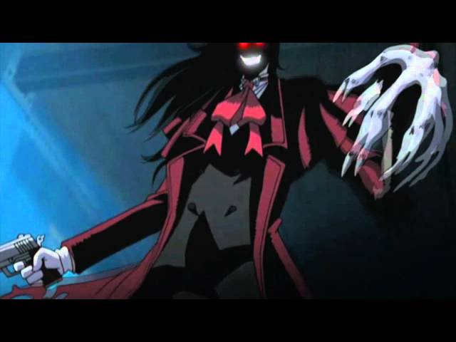 anime hellsing, demon, allucard, combat, fighting