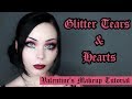 Glitter Tears & Hearts - Valentine's Inspired Makeup Tutorial - ReeRee Phillips