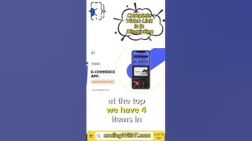 Flutter Shopping Cart Screen | Flutter eCommerce App UI