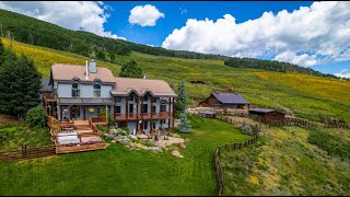 1494 Red Mountain Road - Danni Ranch - Aerial Tour - Crested Butte Real Estate