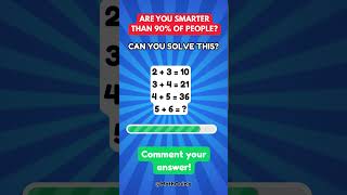 The answer to this math puzzle might surprise you! 🤯 #math #brainteaser #challenge