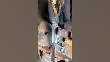 Kitchen knife forging process #goodtools #smartwork