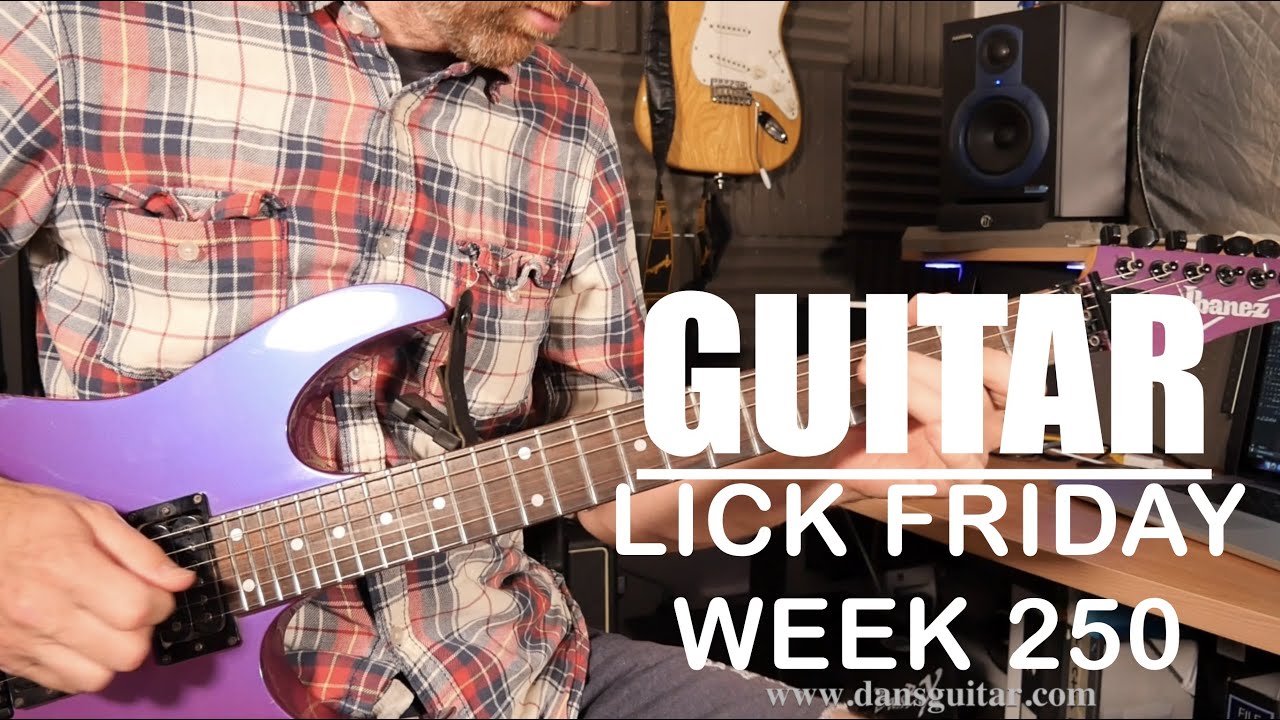 Lick Friday Week 250 - Deep rooted blues chord and lick riff