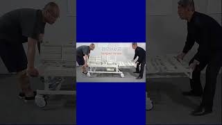3-Crank Manual Hospital Bed | 3-Function Nursing Bed | Hot Selling Medical Bed