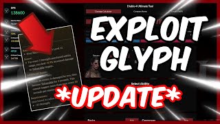 [DIABLO 4] EXPLOIT GLYPH *UPDATE* + DPS CALCULATOR GUIDE (MATH IS SO MUCH FUN)