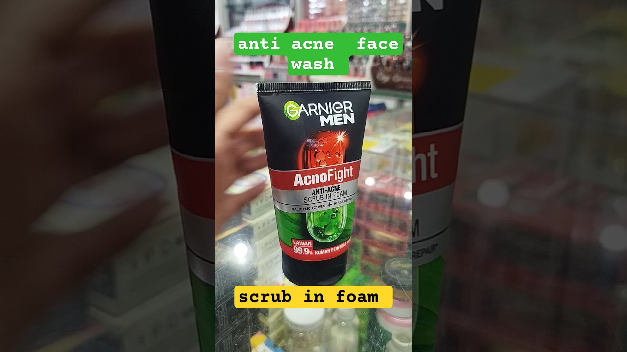 Garnier men Acno fight anti-acne face wash 🥰