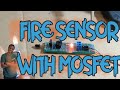 Fire Sensor  Circuit with MOSFET IRFZ44N #mosfet #firealarm #firealarm