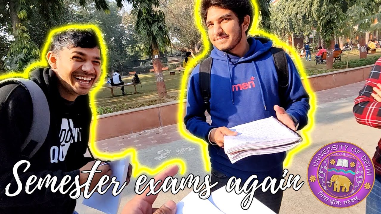 These Semester Exams are Hectic | Delhi University | Venky DU | College Vlog 38
