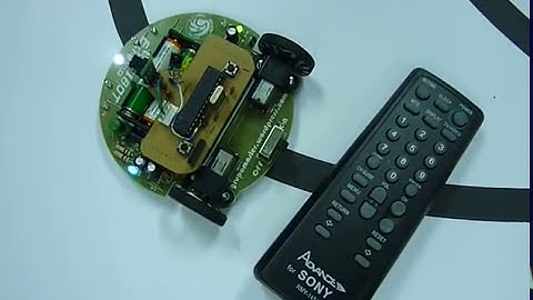 MASLER Robotics | EXPIBOT V1.0 Seguidor de linea con ATMEGA88PA y control remoto de tv SONY