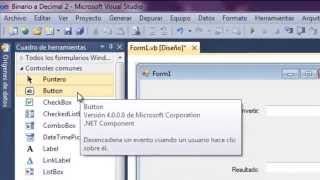 Visual Basic NET |  Binario a Decimal Uso del TextBox