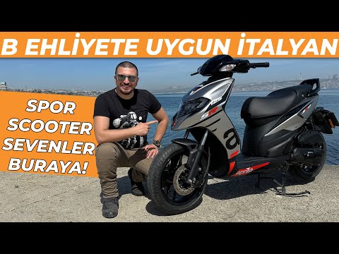 B Ehliyete Uygun İtalyan Scooterı! Aprilia SR 125 İnceleme