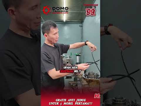 Honda lagi-honda lagi mau ganti oli matic belt nya rontok!! - DOMO Transmisi #bengkelmobilmatic