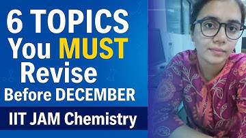 Must to Do Topics for IIT JAM CHEMISTRY #iitjam #physicswallah phy