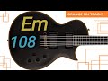 108 Melodic Hard Rock Backing Track in Em | 오렌지핀 트랙스