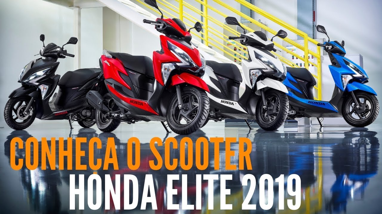Conheça O Scooter Honda Elite 125 2019 Blogauto Youtube