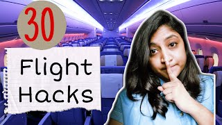 30 Airplane & Airport useful Travel Hacks ✈️ | Flying Tips for 2022!