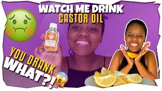 Drinking Castor Oil Funny Video 🥵😭😂