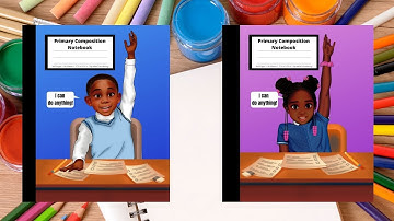 Primary Composition Notebook Line by MDKC Publishing