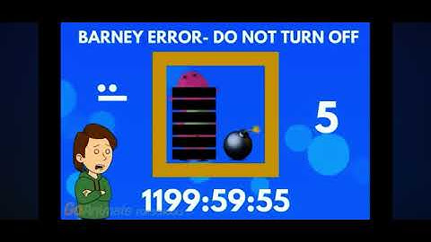 Barney error phase 1￼