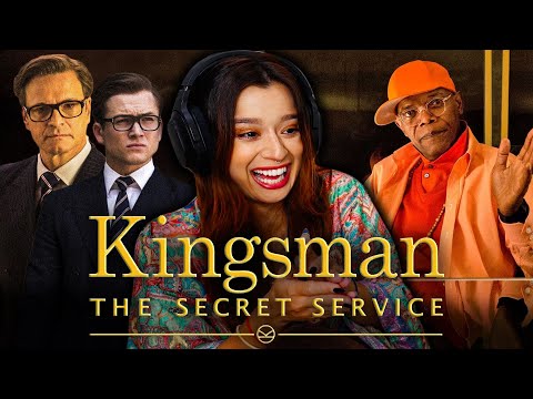Kingsman The Secret Service is *actually* SO funny?! (first time watch)
