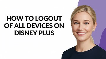 HOW TO LOGOUT OF ALL DEVICES ON DISNEY PLUS - Julia